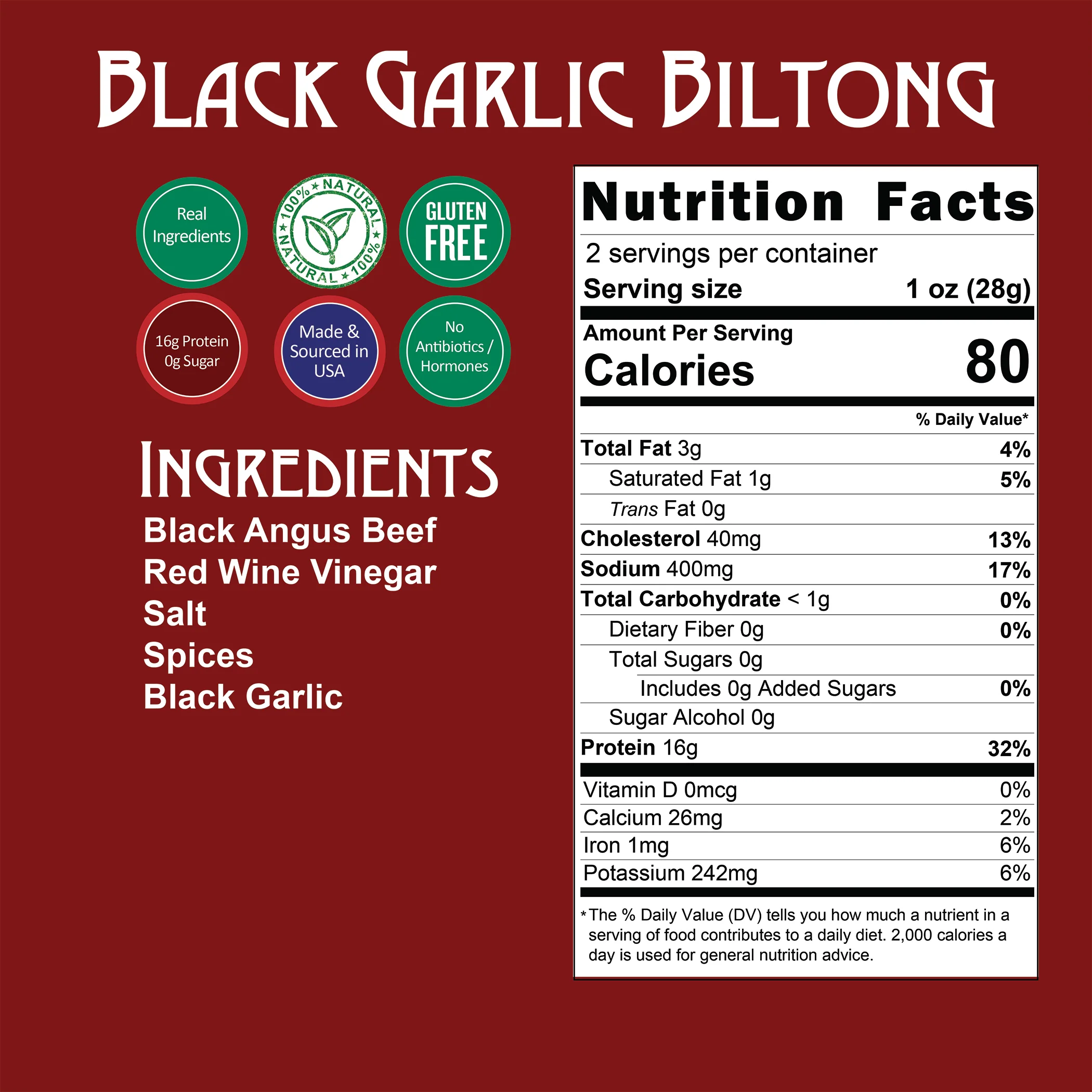 R&D - Black Garlic Biltong - Image 5