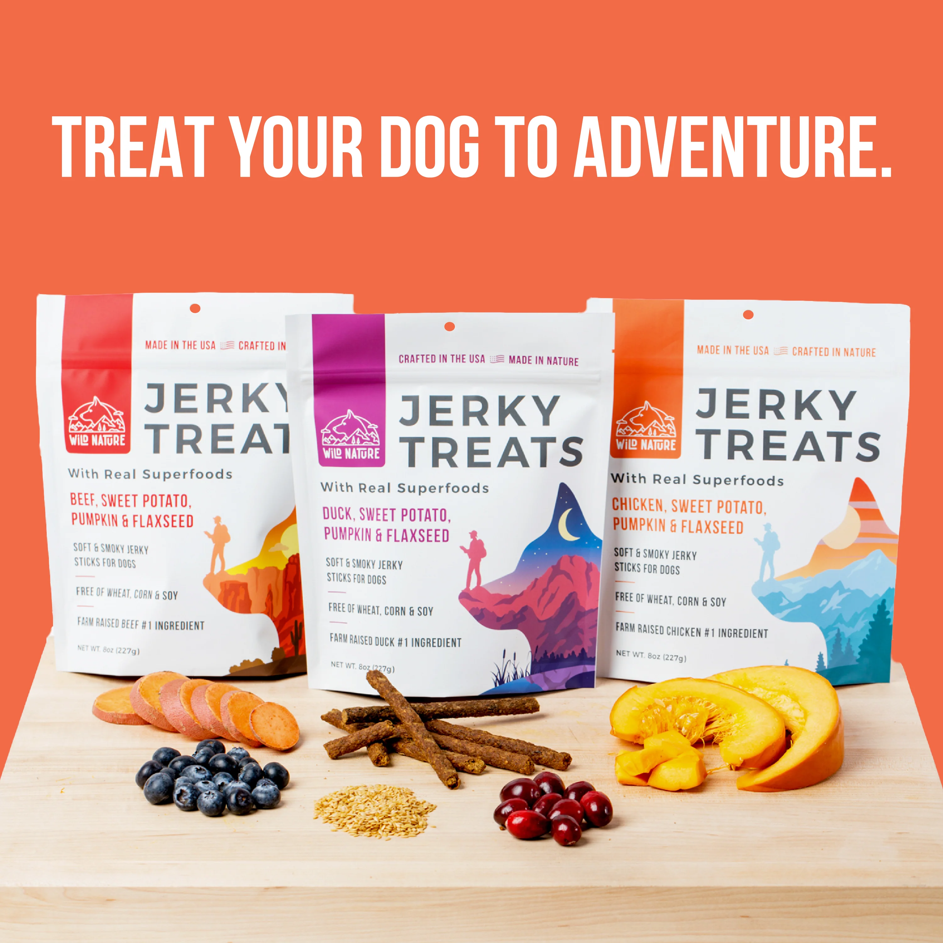 Wild Ranger Chicken & Superfoods Jerky Dog Treats (8oz) - Image 7
