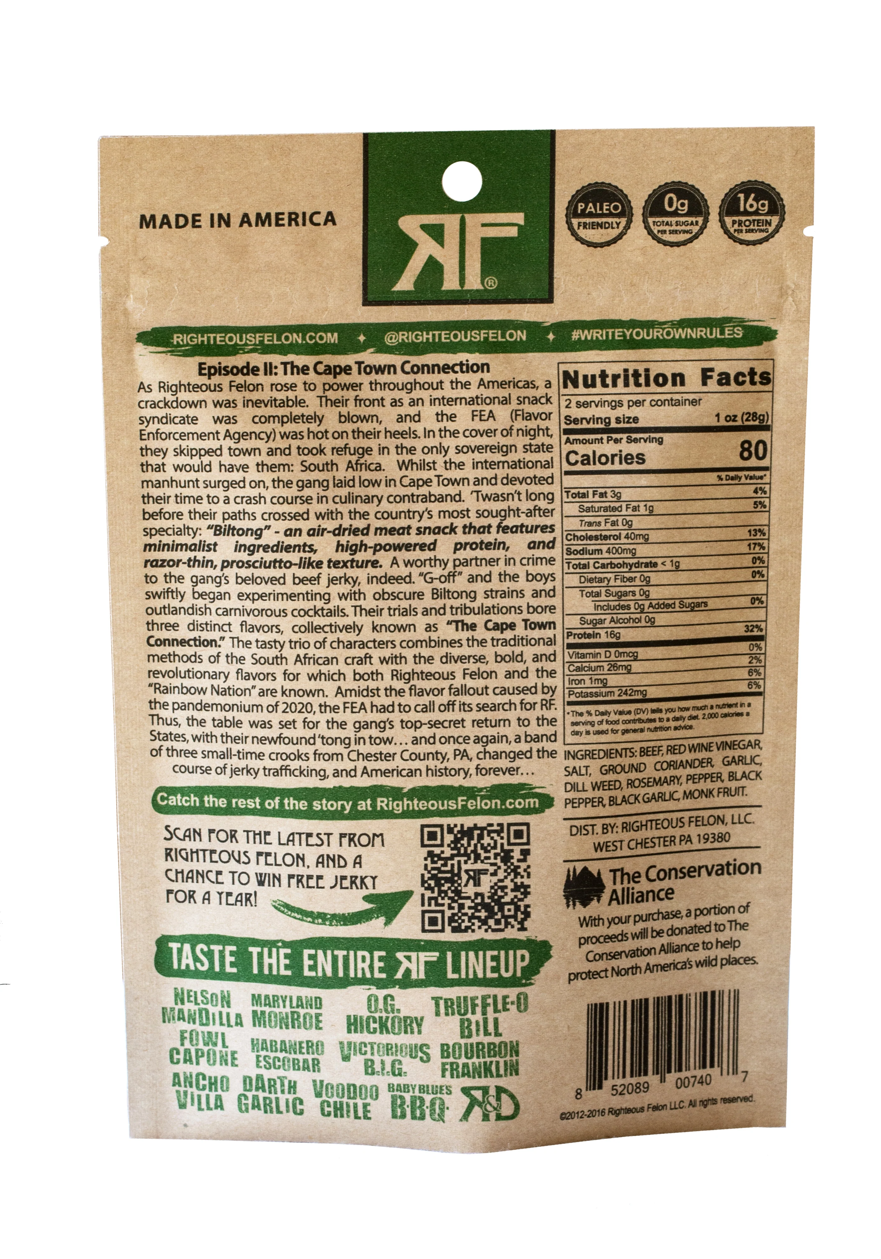 Nelson Mandilla Biltong (8-pack) - Image 6
