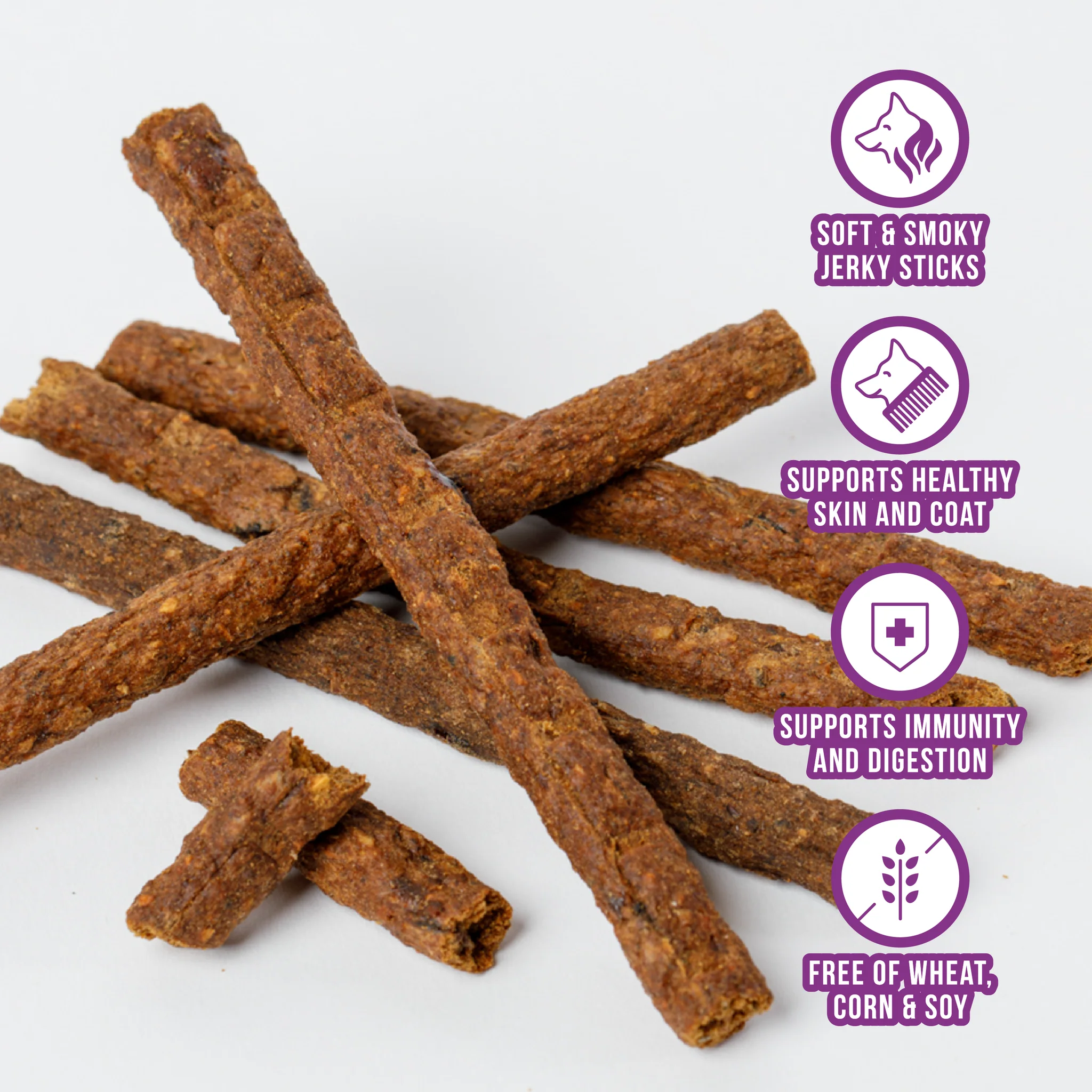Wild Ranger Duck & Superfoods Jerky Dog Treats (8oz) - Image 3