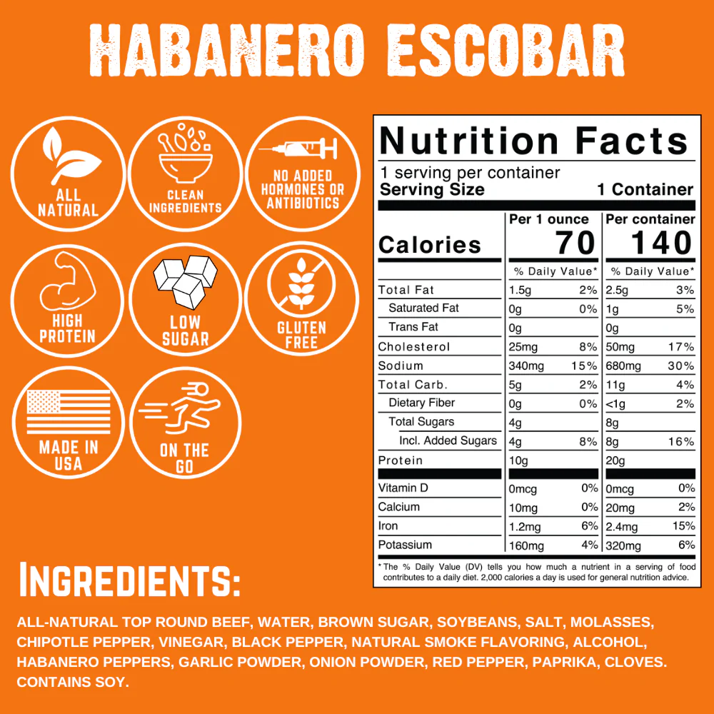 Habanero Escobar Beef Jerky - Image 6