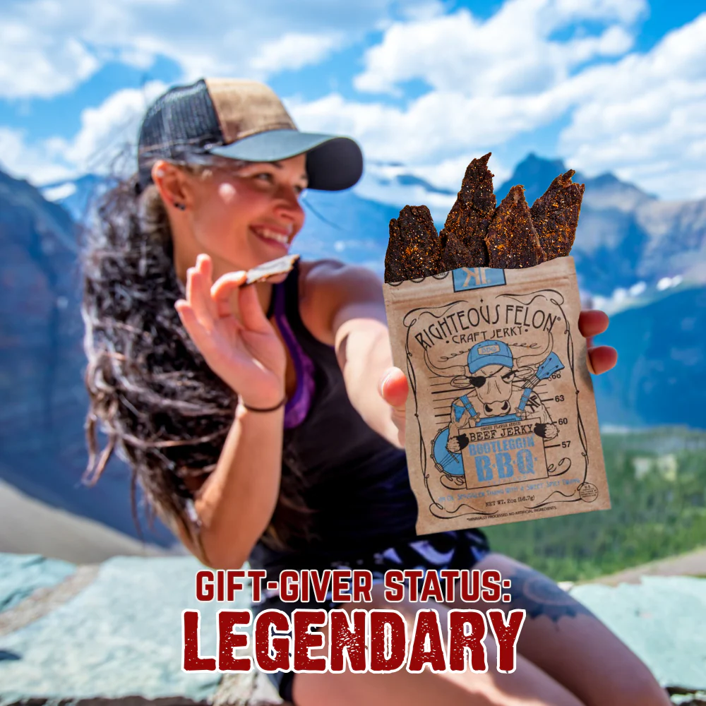Righteous Felon Premium Beef Jerky Protein Pack | 8 Meat Snacks - Image 4