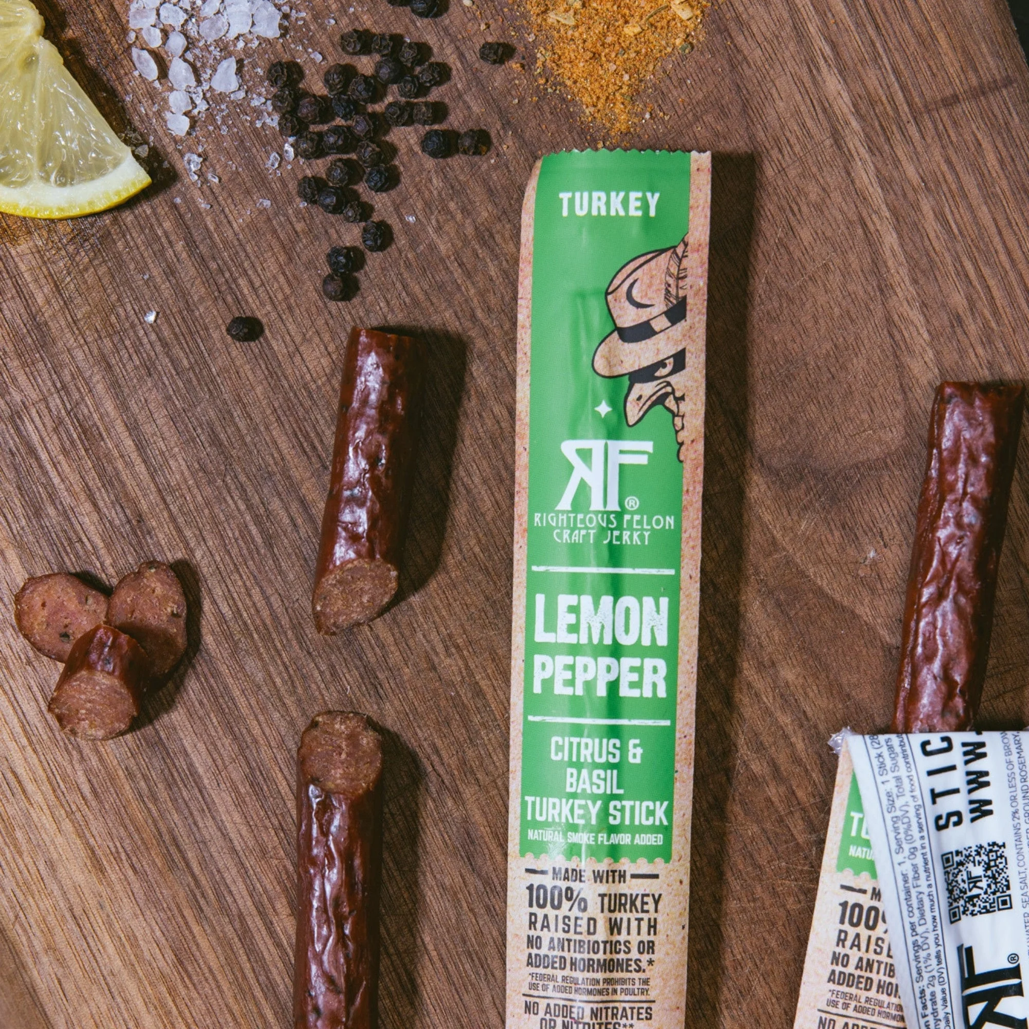Lemon Pepper Turkey Stick (1-Pack) - LIMIT 1 FREE STICK - Image 4