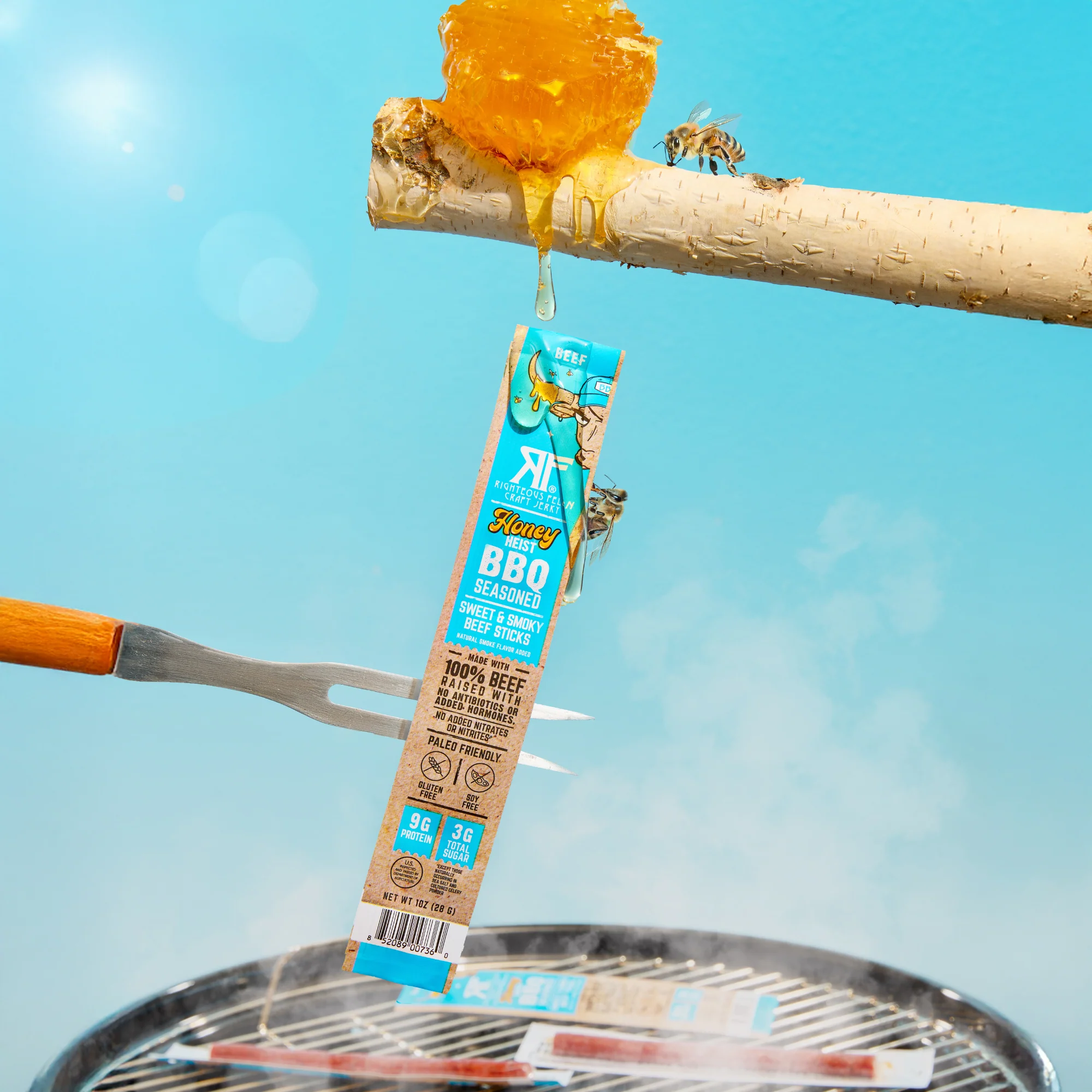 NEW Honey Heist BBQ Beef Stick (3-Pack) - Image 4